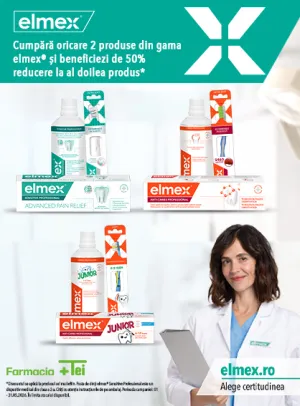 Elmex 1+50% Reducere la 2-lea Mai