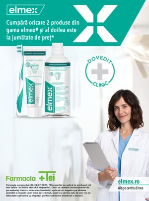 Elmex 1+50% Reducere la al 2-lea Iulie