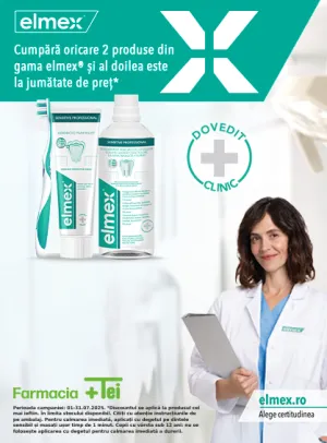 Elmex 1+50% Reducere la al 2-lea Iulie