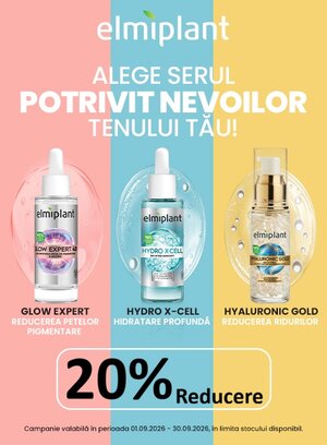 Elmiplant Face Care 20% Reducere Septembrie