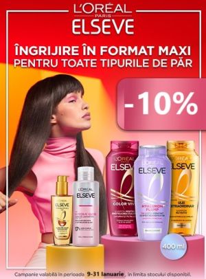 Elseve 10% Reducere Ianuarie