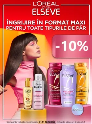 Elseve 10% Reducere Ianuarie