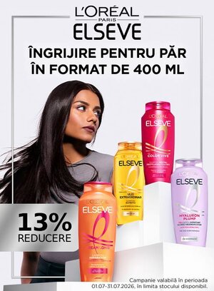 Elseve 13% Reducere Iulie