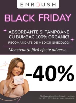 Enroush 40% Reducere Black Friday 2025