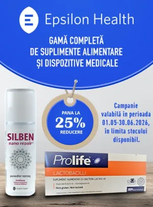 Epsilon Pana La 25% Reducere Mai-Iunie