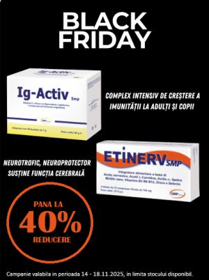 Etinerv + Ig-Activ Pana La 40% Reducere Black Friday 2025