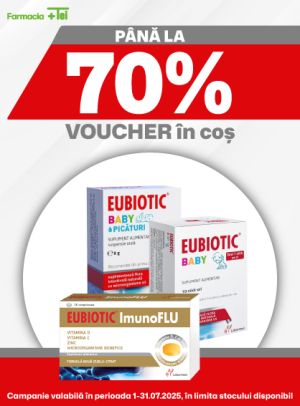 Eubiotic Pana la 70% Voucher in cos Iulie