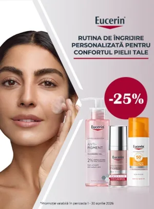 Eucerin 25% Reducere Aprilie