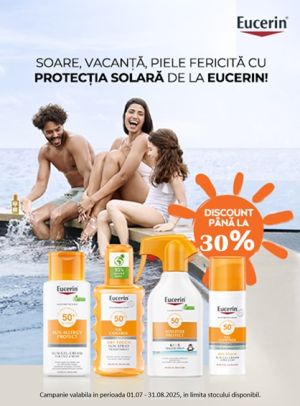 Eucerin Pana La 30% Reducere Iulie-August