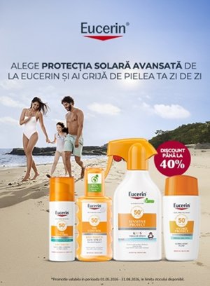 Eucerin Sun Pana La 40% Reducere Mai-August