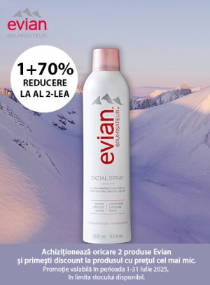 Evian 1+70% Reducere la al 2-lea Iulie