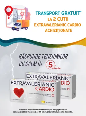 Extravalerianic Transport Gratuit Mai-Iunie