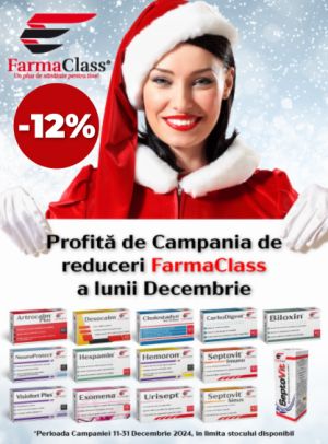 Farmaclass 12% Reducere Decembrie