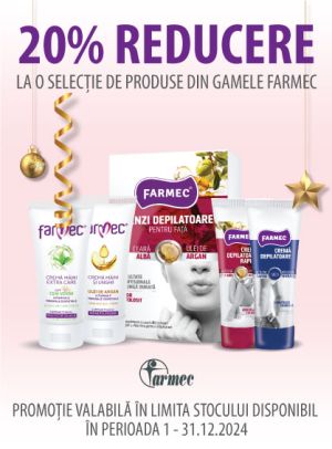 Farmec 20% Reducere Decembrie