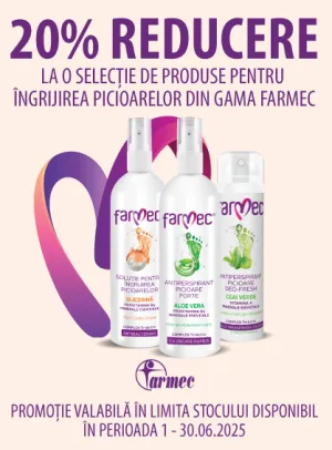 Farmec 20% Reducere Iunie