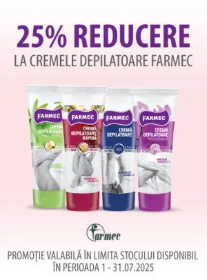 Farmec 25% Reducere Iulie