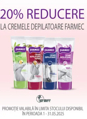 Farmec Depilare 20% Reducere Mai