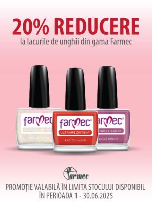 Farmec Lac De Unghii 20% Reducere Iuni