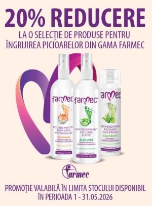Farmec Picioare 20% Reducere Mai