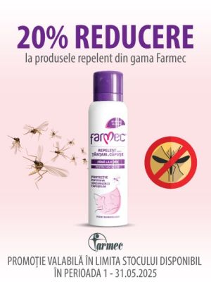 Farmec Repelent 20% Reducere Mai