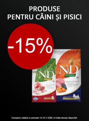 Farmina N&D 15% Reducere Black Friday 2025