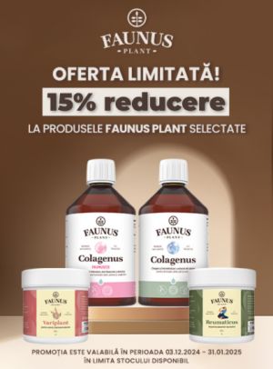 Faunus 15% Reducere Decembrie-Ianuarie