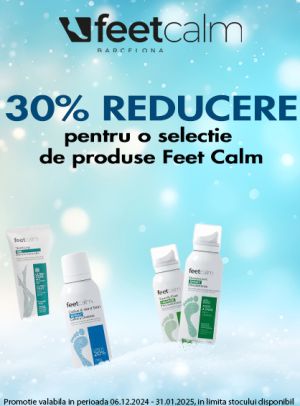 Feet Calm 30% Reducere Decembrie-Ianuarie