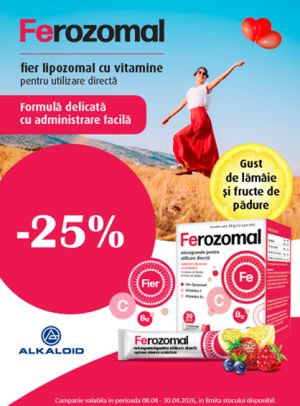 Ferozomal 25% Reducere Aprilie