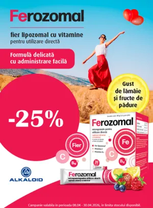 Ferozomal 25% Reducere Aprilie