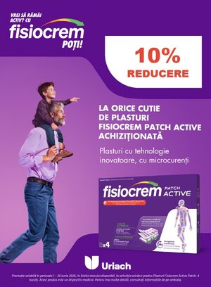 Fisiocream 10% Reducere Iunie