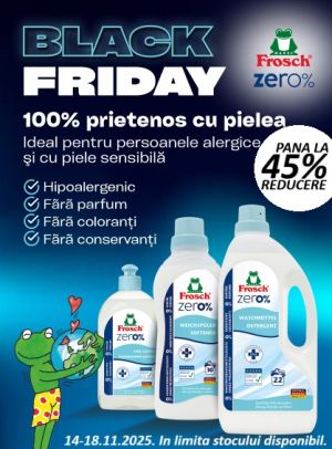Frosch Pana la 45% Reducere Black Friday 2025