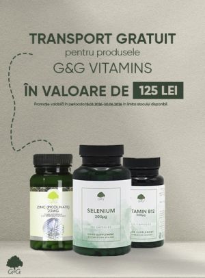 G&G Vitamins Transport gratuit Martie-Iunie