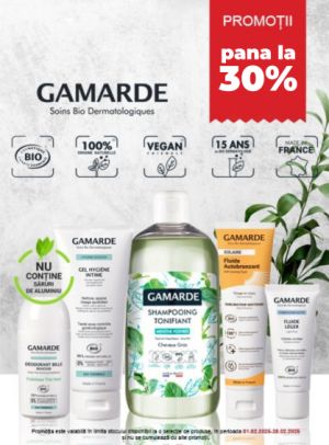 Gamarde Pana la 30% Reducere Februarie