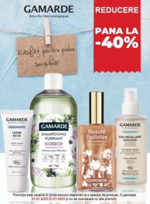 Gamarde Pana La 40% Reducere Ianuarie 