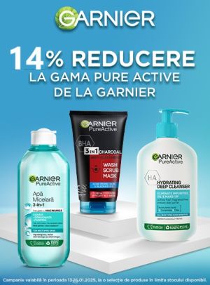 Garnier 14% Reducere Ianuarie