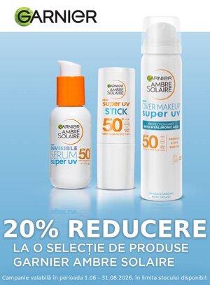Garnier Ambre Soliare 20% Reducere Iunie-August