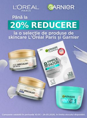 Garnier LOreal Pana la 20% Reducere Mai