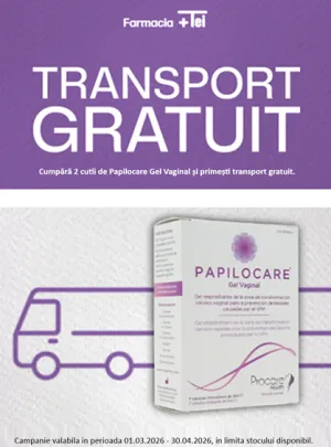 Gedeon Papilocare Gel Transport Gratuit Martie-Aprilie