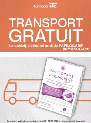 Gedeon Papilocare  Immunocaps Transport Gratuit Martie-Aprilie