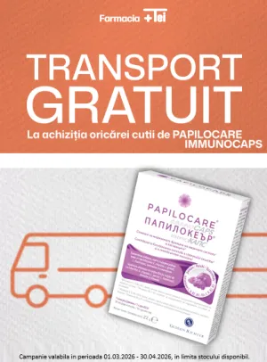 Gedeon Papilocare  Immunocaps Transport Gratuit Martie-Aprilie