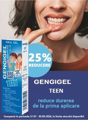 Gengigel 25% Reducere Iulie-Septembrie