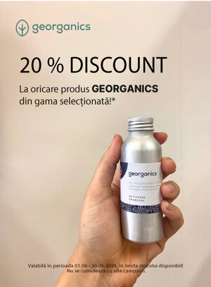 Georganics 20% Reducere Iunie