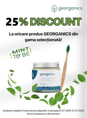 Georganics 25% Reducere Iulie