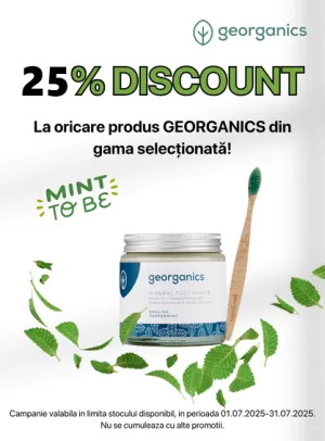 Georganics 25% Reducere Iulie