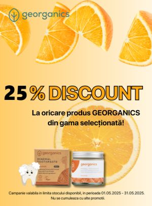 Georganics 25% Reducere Mai
