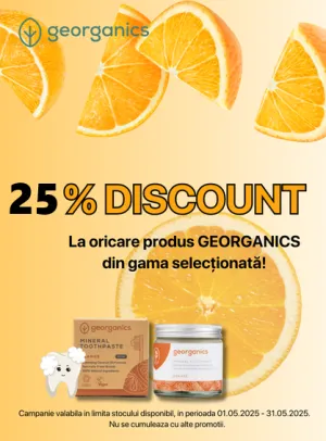 Georganics 25% Reducere Mai