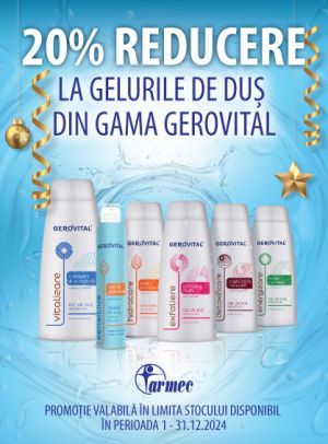 Gerovital 20% Reducere Decembrie