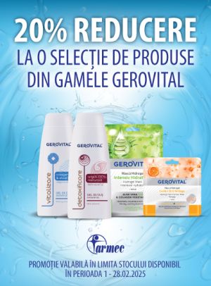 Gerovital 20% Reducere Februarie 