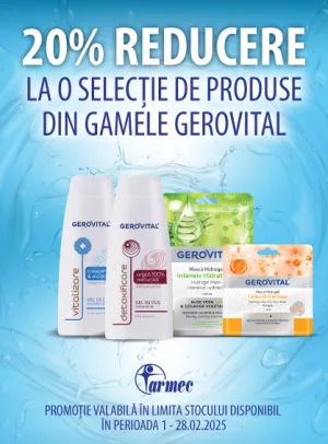 Gerovital 20% Reducere Februarie 