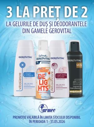 Gerovital 3 la pret de 2 Mai